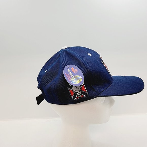Skull - Red White & Blue - Baseball Cap - ‎ 100% Cotton - NWT - Picture 4 of 6